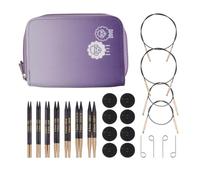 KnitPro 19301 J'Adore Cubics Deluxe Set di aghi circolari intercambiabili, Lunghezza speciale
