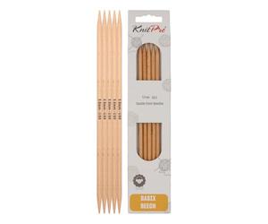 KnitPro 20 cm x 5 mm Betulla Basix Doppie Aghi Point