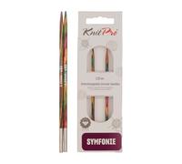 KnitPro 20416, Punte Lunghe per Ferri da Maglia Symfonie, in Legno, intercambiabili, 3,25 mm