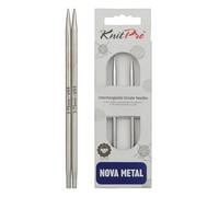 KnitPro Nova Metal - Punte intercambiabili per ferri da maglia, 3,75 mm