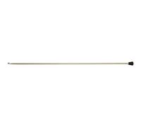 KnitPro 3 mm Aluminium Tricot/Afghan Crochet Hook, Grey