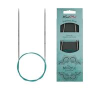 KnitPro 36092 - Ferri circolari Mindful, 2,25 mm, 80 cm, colore: verde blu