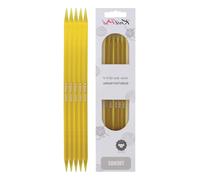 KNITPRO Aghi 20 cm x 6 mm in Doppia Maglia Appuntito, Multicolori