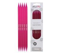 KNITPRO Aghi 20 cm x 8.00 mm in Doppia Maglia Appuntito, Multicolori