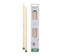 KnitPro Aghi a punta singola in bambù, 30 cm, 6,50 mm, 3 pezzi