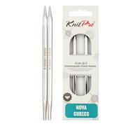 KnitPro - Aghi circolari Normali intercambiabili Nova, 6 mm, in Ottone Brillante