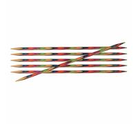KnitPro - Ago con punta doppia "Symfonie", in legno, dimensioni: 15 cm 2.25mm