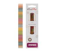 KnitPro - Ago con Punta Doppia Symfonie, in Legno, Dimensioni: 15 cm 2,75 mm