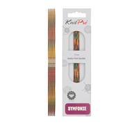 KnitPro - Ago con Punta Doppia Symfonie, in Legno, Dimensioni: 15 cm 2mm