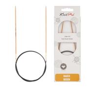 KnitPro Basix Birch-Ferri da Maglia circolari fissi, 150 cm, Legno di Betulla, Naturale, 2,00 mm