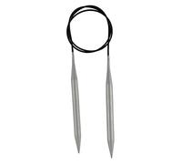 KnitPro Basix - Ferri circolari in alluminio, 120 cm, 5,00 mm, 3 pezzi