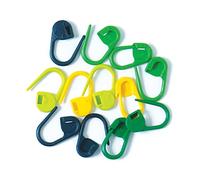 KnitPro Bloccare i marcatori di Punti, Verde, Blu, Giallo, 30 pezzi