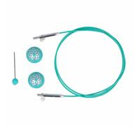 KnitPro Cable, Materiale Elastico e Flessibile, Blue, One Size
