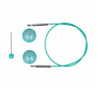 KnitPro Cable, Materiale Elastico e Flessibile, Blue, One Size