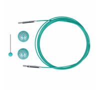 KnitPro Cable, Nylon, Acciaio, Blue, One Size