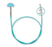 KnitPro Cavo girevole intercambiabile 360° per ferri - Blu 120 cm - 3 pezzi