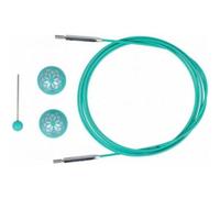 KnitPro Cable, Lega di Acciaio, Blue, One Size