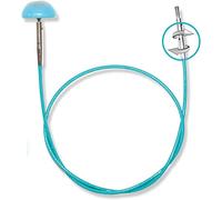 KnitPro Cable, Lega di Acciaio, Blue, One Size