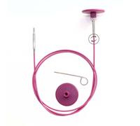KnitPro Cable, Acciaio Inossidabile, Purple, 56 cm für 80 cm