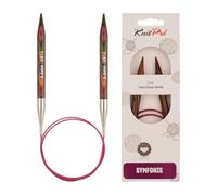 KnitPro circolari Aghi, 100 cm x 9 mm Rundstricknadeln Solido Symfonie, Multicolore