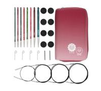 KnitPro Dreamz, set di uncinetti afgano/tunisino, 8 misure (da 3,5 mm a 8 mm)