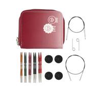 KnitPro Dreamz Starter - Set di ferri circolari intercambiabili, 10 cm, 5 misure (da 3 mm a 5 mm)