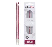 KnitPro Dreamz Uncinetto tunisino - liscio lucidato, per principianti ed esperti, 4,00 mm - 1 uncinetto