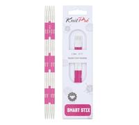 KnitPro Ferri da maglia: a doppia estremità, metallo, rosa, 2,5 mm