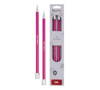 KnitPro - Ferri da Maglia a Punta Singola, in Alluminio, Multicolore, 40 cm x 10 mm
