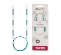 KnitPro K42089 Ferri da Maglia: circolari, Metallo Nylon, Verde, 4,00 mm