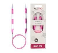 KnitPro Ferri da Maglia: circolari, Alluminio, Rosa, 9,00 mm