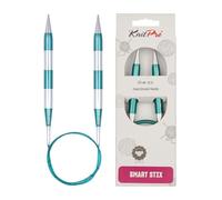 KnitPro Ferri da Maglia: circolari, Alluminio, Verde, 10,00 mm