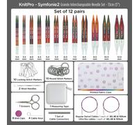 KnitPro Ferri Da Maglia Circolari Intercambiabili Standard Symfonie 2 Set
