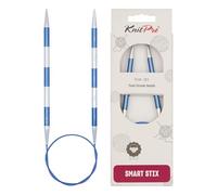 KnitPro Ferri da Maglia: circolari, Metallo Nylon, Blu, 5,50 mm