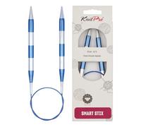 KnitPro Ferri da Maglia: circolari, Metallo Nylon, Blu, 9,00 mm