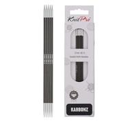 KnitPro - Ferro da Maglia, Diametro 1,75 mm, Lunghezza 15 cm, in Fibra di Carbonio