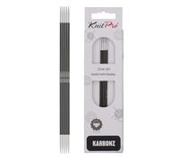 KnitPro - Ferro da Maglia, Diametro 2,0 mm, Lunghezza 15 cm, in Fibra di Carbonio