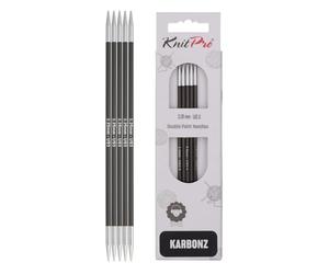 KnitPro - Ferro da Maglia, Diametro 3,25 mm, Lunghezza 15 cm, in Fibra di Carbonio