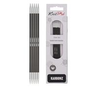 KnitPro - Ferro da Maglia, Diametro 3,50 mm, Lunghezza 20 cm, in Fibra di Carbonio