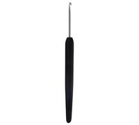 KnitPro Ganci in alluminio argentato, 3,25 mm, con estremità singola, manico liscio e confortevole