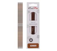 KnitPro Ginger Double Pointed Needles - 12.5cm x 2.5mm Double Ended Knitting Pins, Set of 5