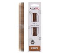 KnitPro Ginger Double Pointed Needles - 12.5cm x 2.75mm Double Ended Knitting Pins, Set of 5