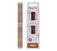 KnitPro Ginger Double Pointed Needles - 12.5cm x 3mm Double Ended Knitting Pins, Set of 5