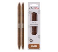 KnitPro Ginger - Ferri a doppia punta, 20 cm, 3,75 mm, 3 pezzi