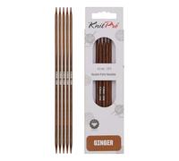 KnitPro Ginger - Ferri a doppia punta, 20 cm, 4,00 mm, 3 pezzi