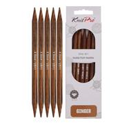 KnitPro Ginger - Ferri a doppia punta, 20 cm, misura US 11 (8 mm)