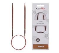 KnitPro Ginger - Ferri circolari fissi, 80 cm, 3,50 mm