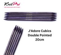 KnitPro J'Adore Cubics Aghi Circolari A Doppia Punta In Legno Di Betulla 20cm