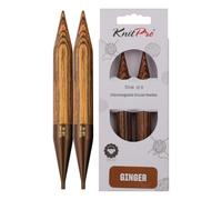KnitPro K31216 Ferri circolari per Lavorare, Legno, Marrone, 15 mm