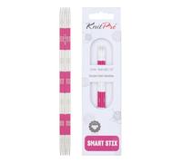 KnitPro K42001 Ferri da Maglia: a Doppia Punta:, Metallo, Rosa, 2,00 mm